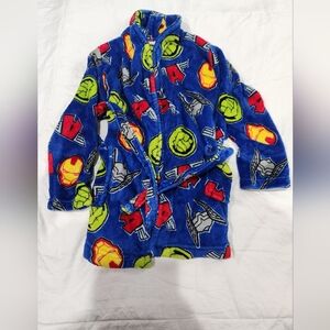 MARVEL AVENGERS: BOYS' BATH ROBE - SIZE 6/7